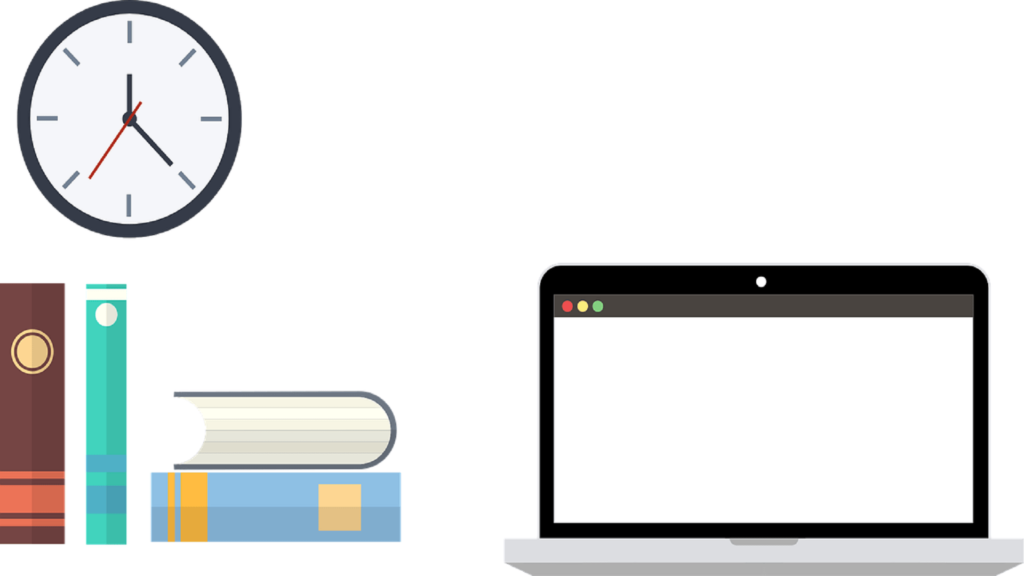 Reference and citation formatting service - study desk illustration